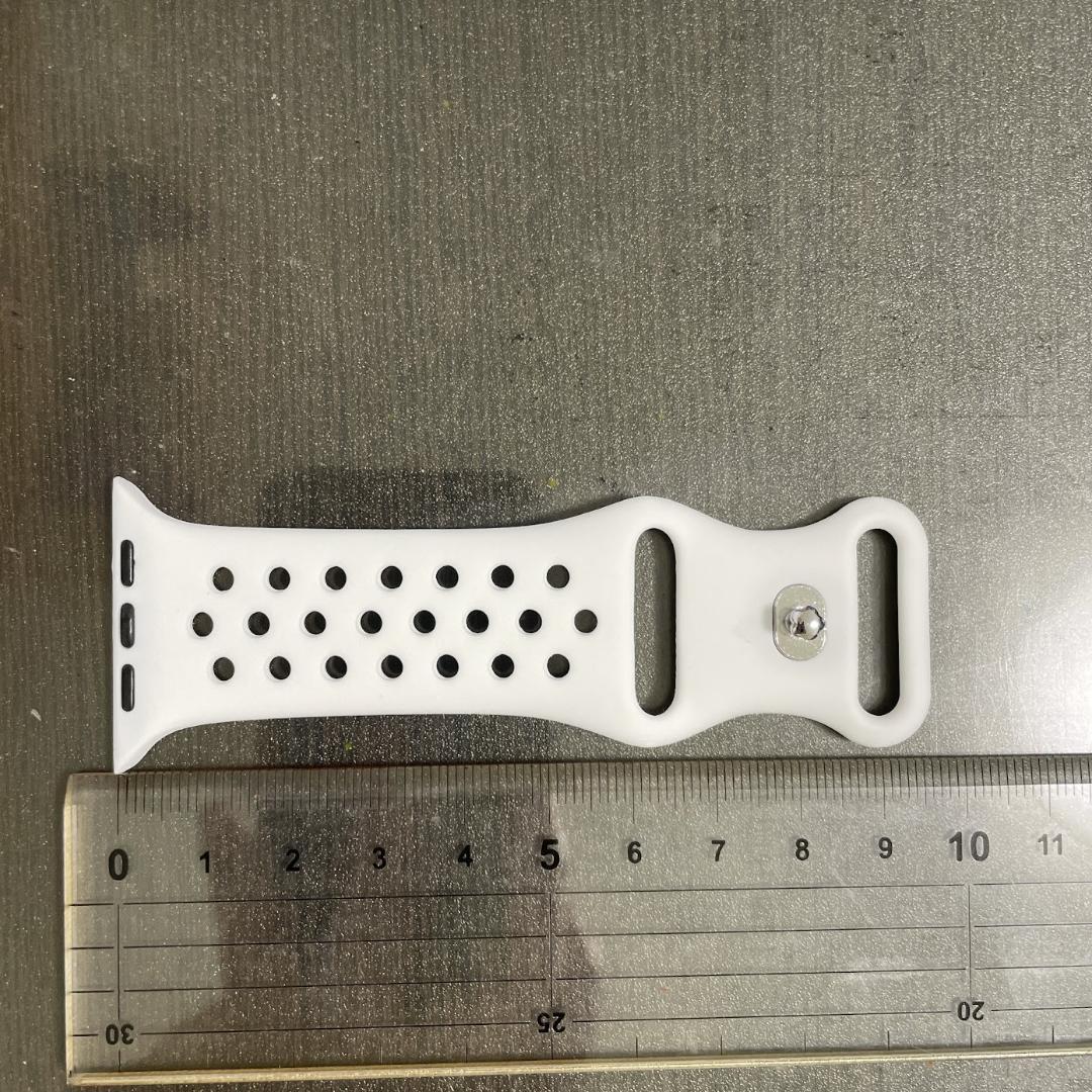 ★最終価格★Apple Watch用 アップウォッチバンド 42/44mm 白 Lサイズ ホワイト 拍卖