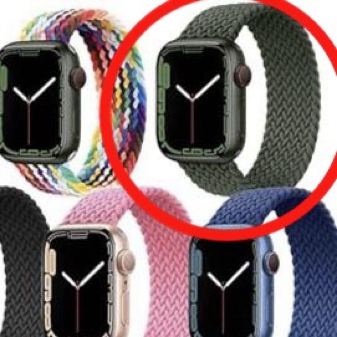 ★最終価格★Apple Watch バンド 38mmブレイデッド ソロループ 通気性 頑丈拍卖