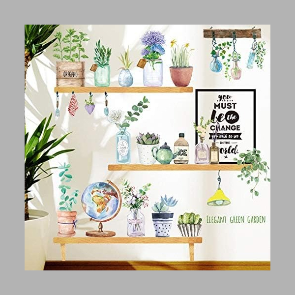 ◆ウォールステッカー 植物緑葉シール 壁装飾おしゃれ 壁紙はがせる 拍卖