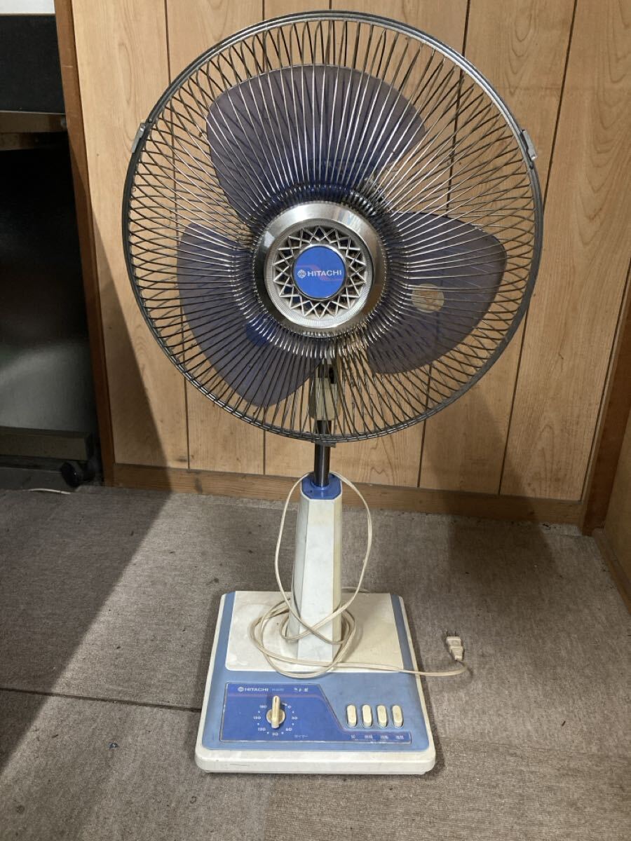 日立 レトロな扇風機 H-3OTR 昭和レトロ HITACHI 当時物 アンティーク拍卖