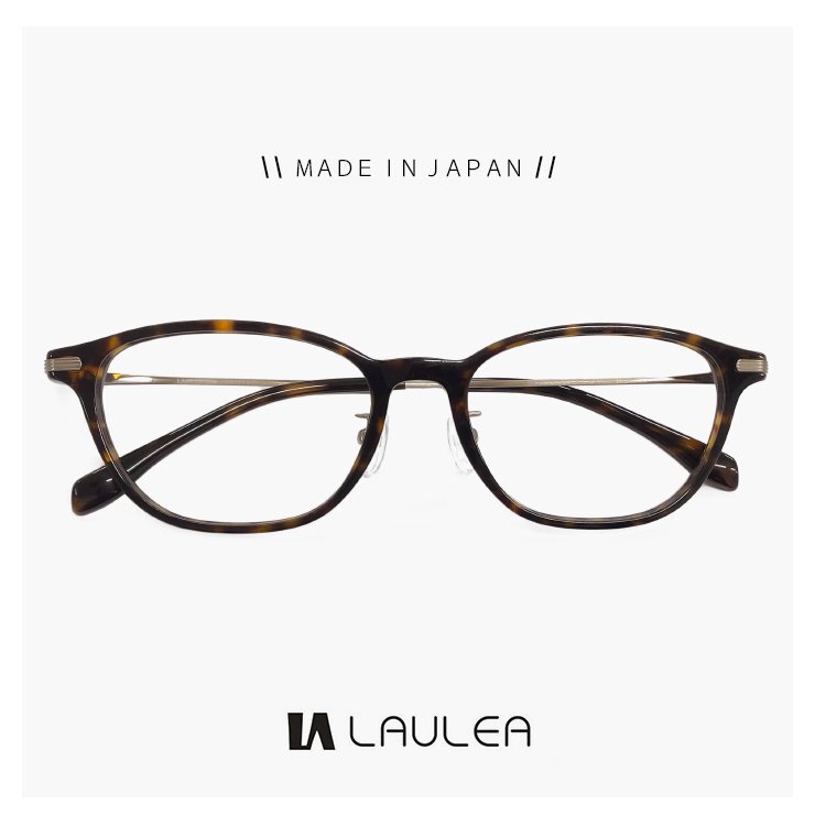 新品 日本製 鯖江 メガネ la4055 dm laulea 眼鏡 メンズ レディース チタン ラウレア ウェリントン 型 フレーム MADE IN JAPAN拍卖