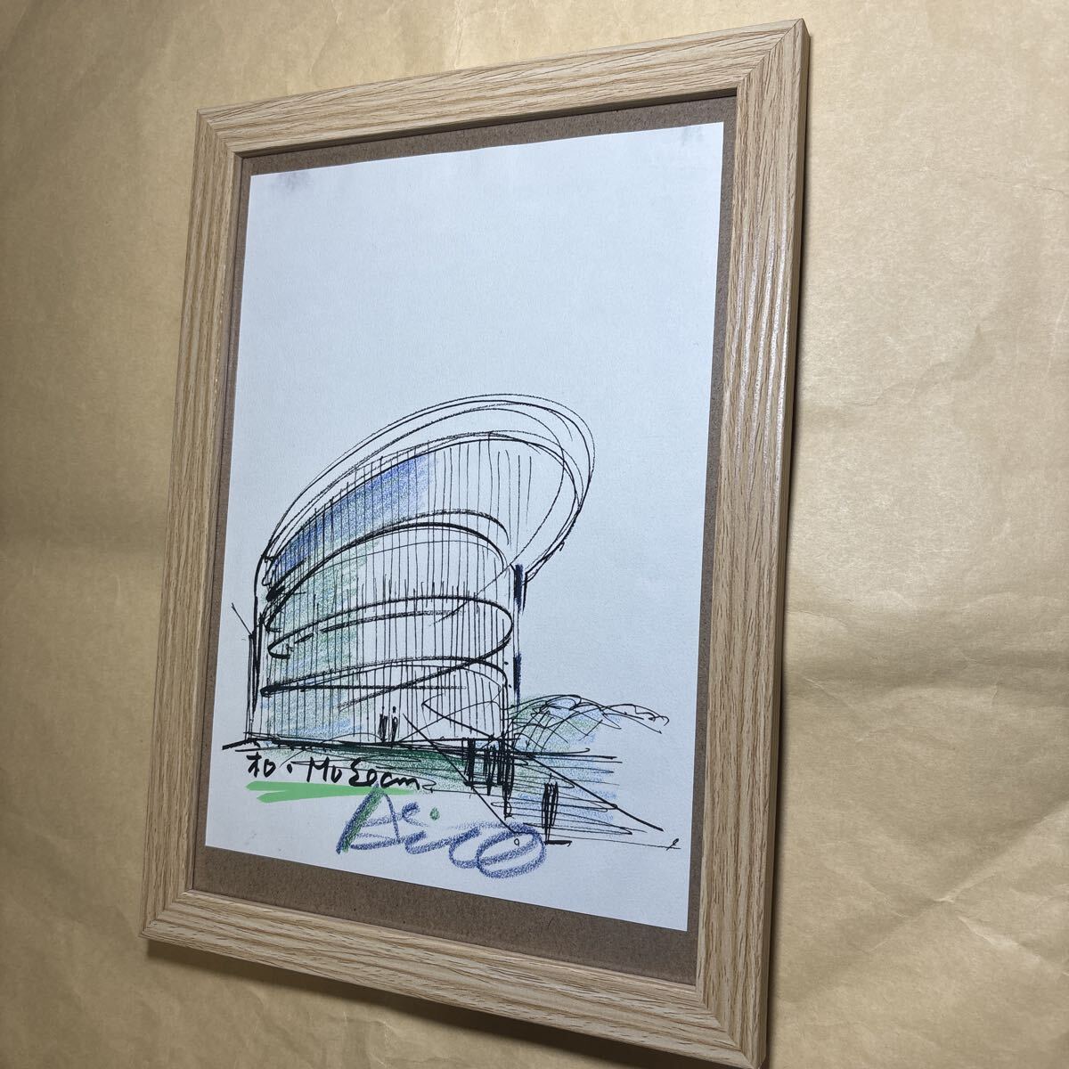 安藤忠雄 サイン 和美術館拍卖