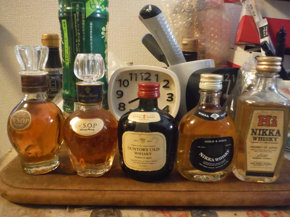 サントリー ニッカ 50ml ミニボトル 5ホン 未開封 古酒拍卖