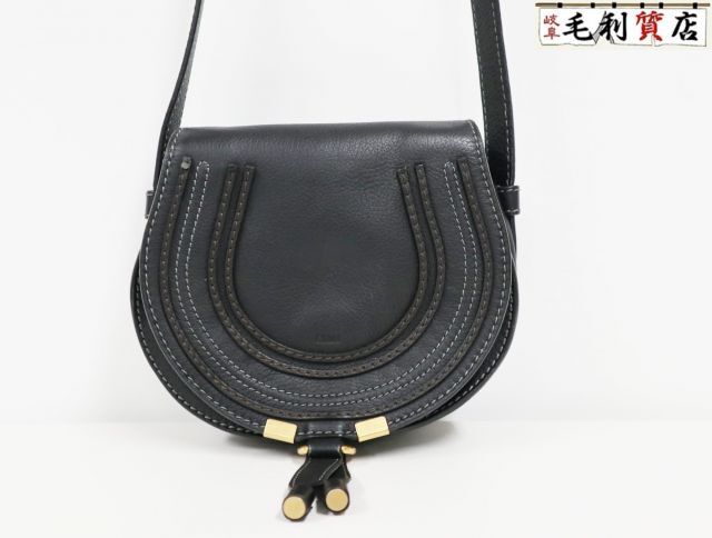 クロエ Chloe ショルダーバッグ ミニ マーシー レザー ブラック 美品 【中古】 バッグ ミニバッグ拍卖
