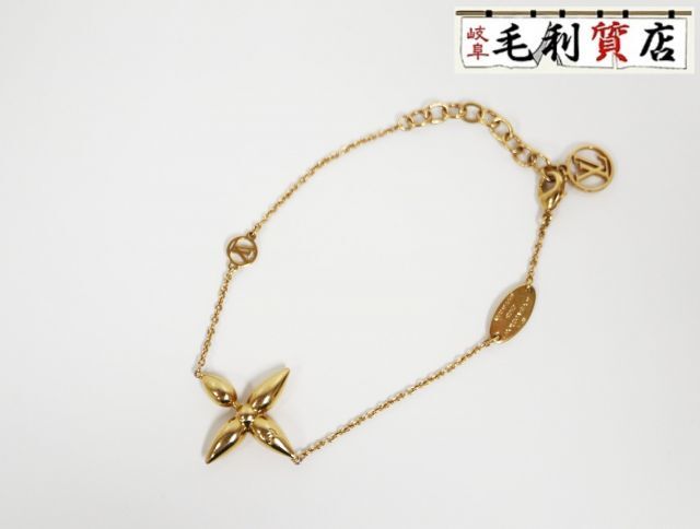ルイヴィトン LOUIS VUITTON ブラスレ ルイゼット M00372 ゴールド GP ブレスレット レディース【中古】アクセサリー拍卖
