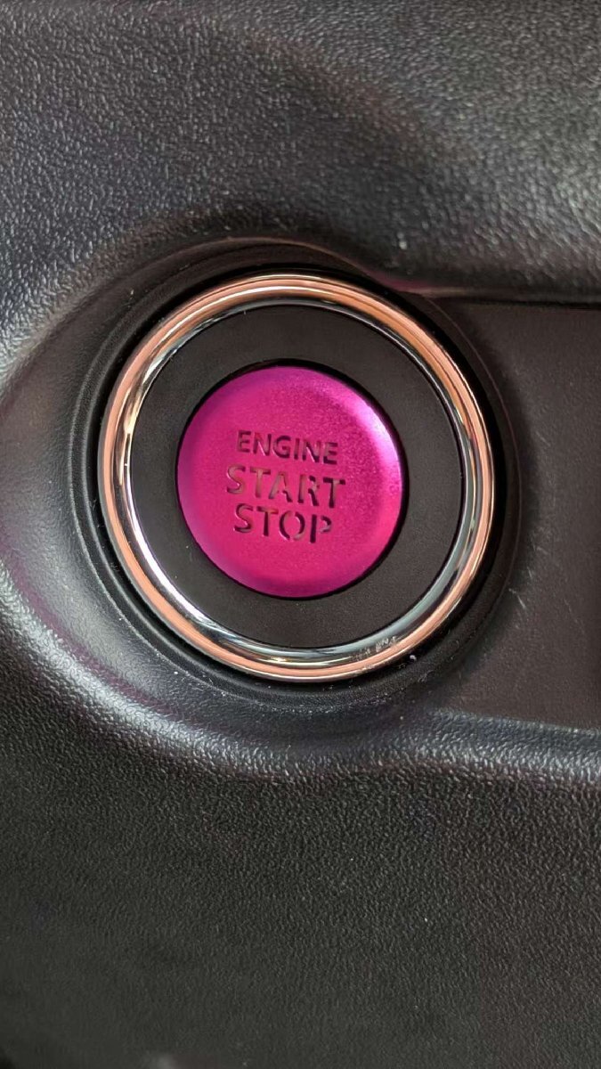 デザイン性UP♪ エンジン スターター スイッチ カバー ピンク ジムニー JB64W XG XL XC ジムニーシエラ JB74W JL JC拍卖