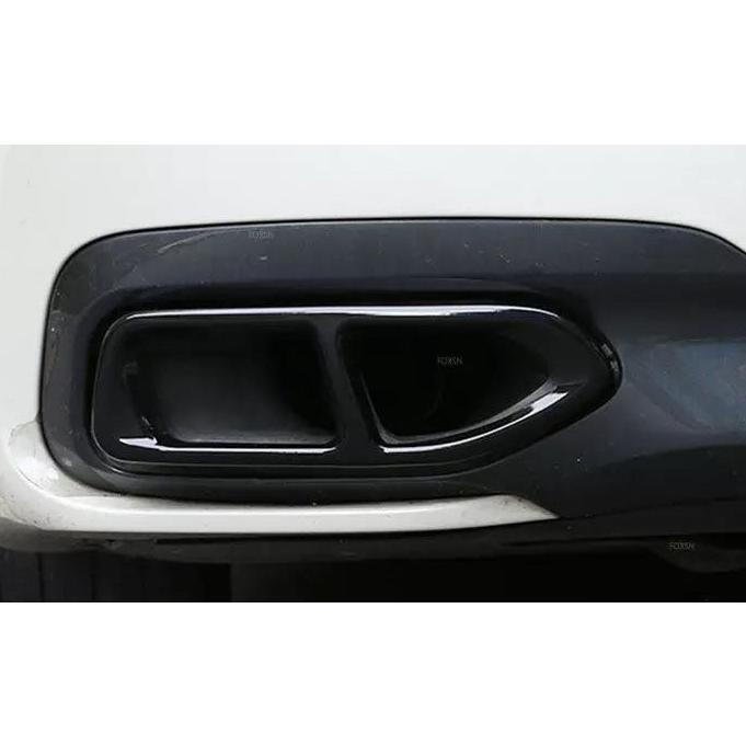 グレードUP♪ BMW M760ルック マフラーカッター カバー G11 G12 740e 740d 740Ld 740i 740Li 750i 750Li Mスポーツ ブラック拍卖