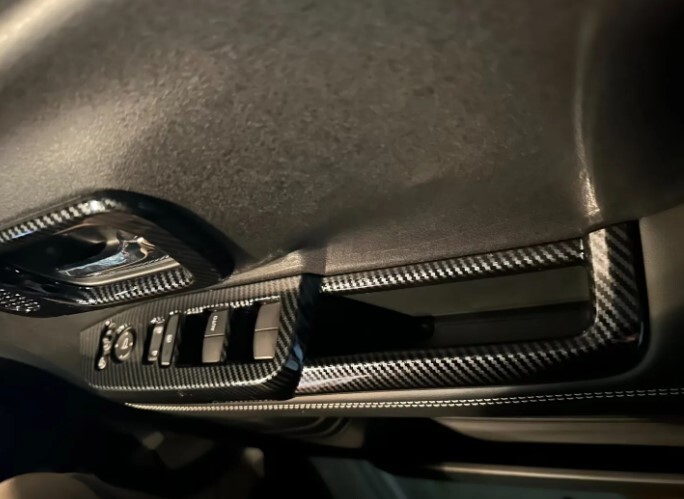 スポーティ全開♪ カーボン ルック ウインドウスイッチ パネル カバー ホンダ N-BOXジョイ JF5 JF6 ベースグレード ターボ 2トーン拍卖