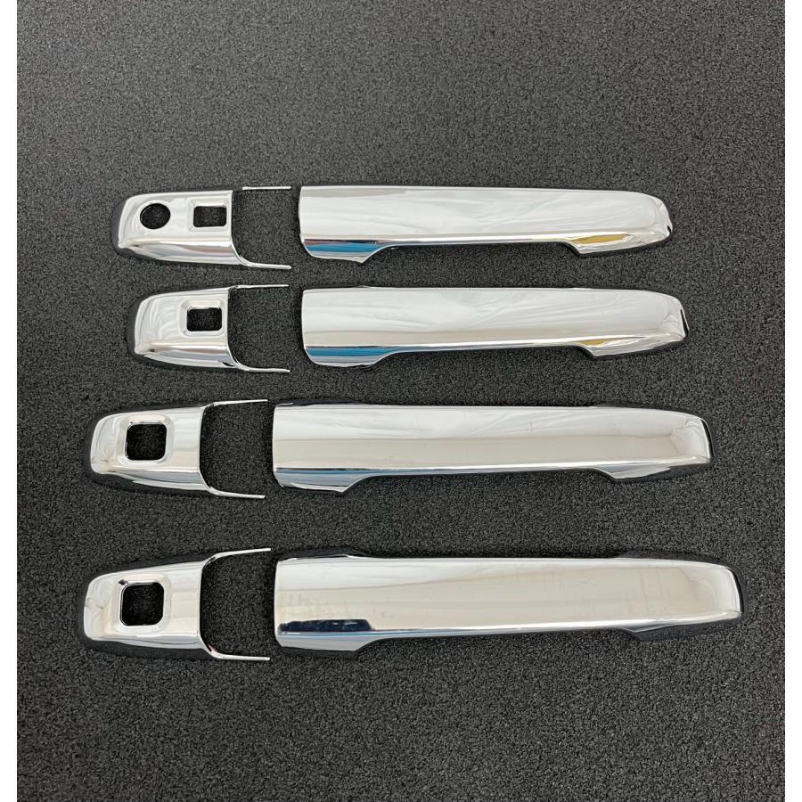 鏡面仕上げ♪ メッキ ドアハンドル カバー ダイハツ ムーヴ LA850S LA860S L X G RS 2穴拍卖