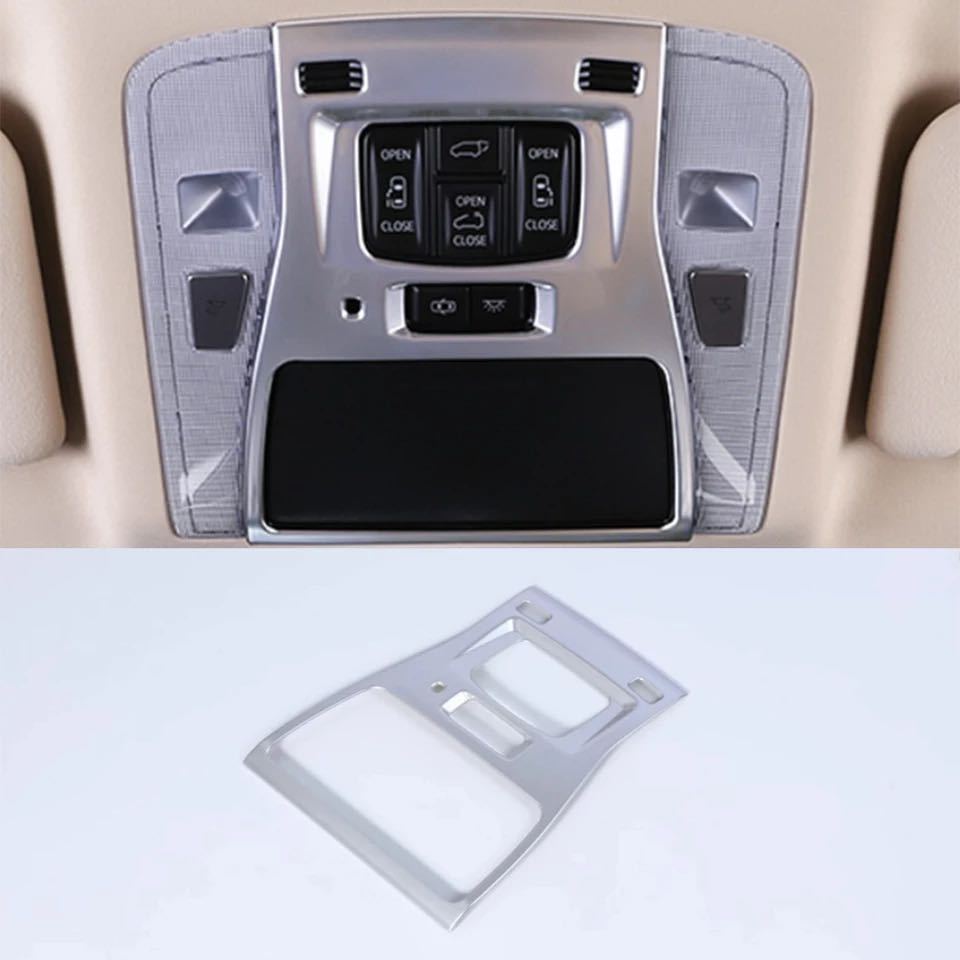 高品格♪ サテンシルバー フロント ルームランプ カバー アルファードハイブリッド AYH30W ハイブリッド X S G SR エグゼクティブラウンジ拍卖