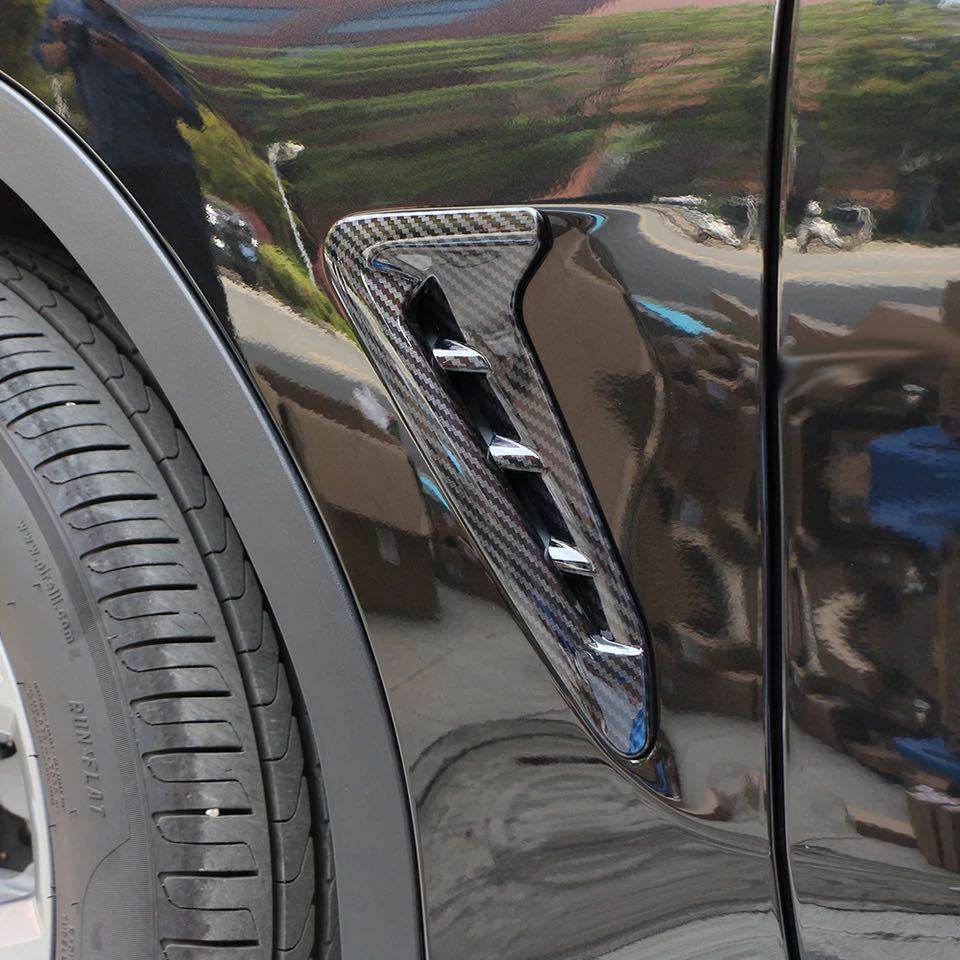 スポーティ全開♪ BMW カーボン ルック フェンダーダクト ガーニッシュ X3 G01 xDrive 20d 20i M40d M40i Mスポーツ Xライン拍卖