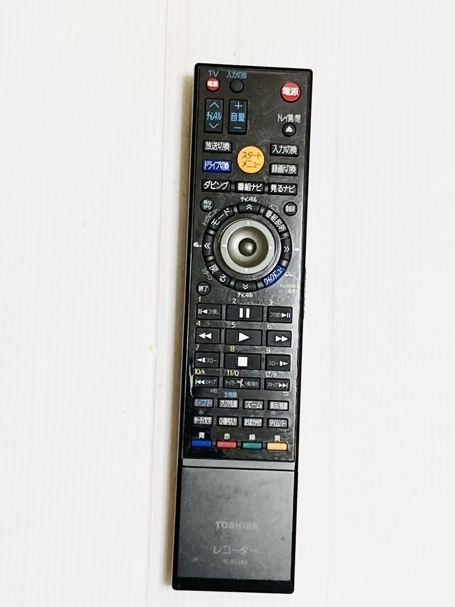 5928 純正品 即日発送 ■TOSHIBA(東芝)■ レコーダー リモコン ≪SE-R0383≫ 動作品拍卖