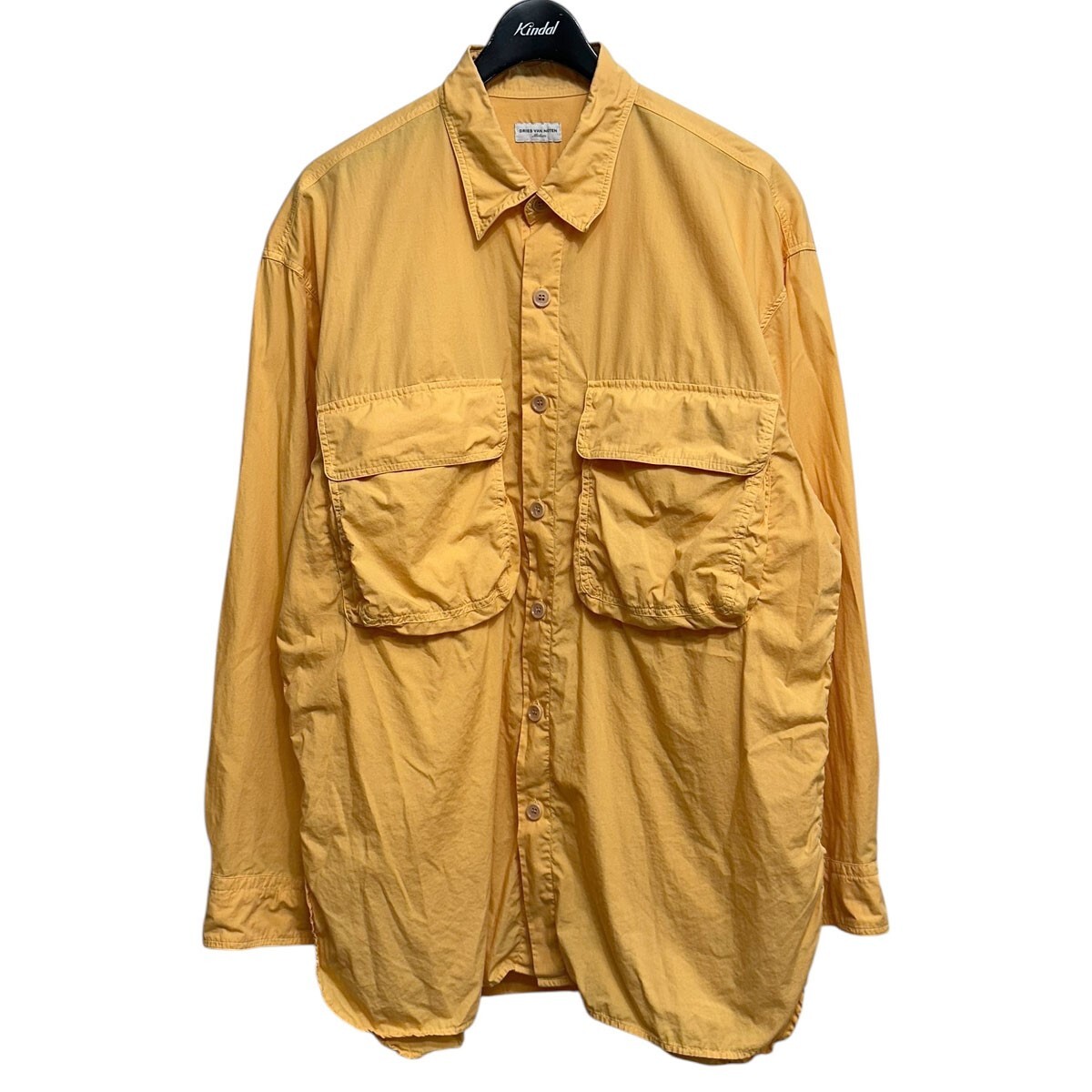 DRIES VAN NOTEN M.WSHIRT オーバーサイズミリタリーシャツ 8071000160393拍卖