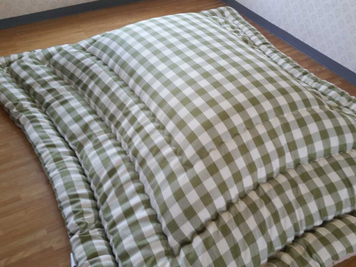 超撥水加工 長方形 こたつ布団 厚手生地 ボリューム 厚掛け グリーン コタツ こたつ 清潔 安心 日本製 (羽毛布団 掛け布団 敷き布団 枕)拍卖