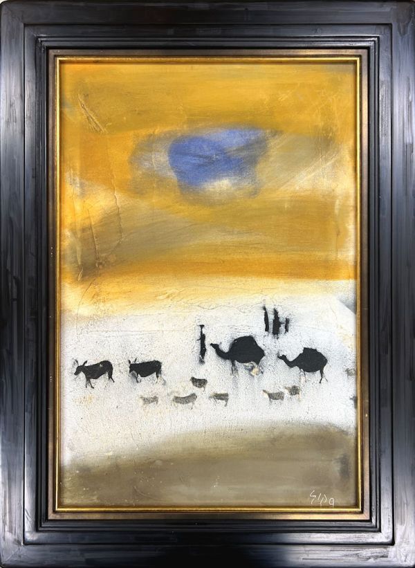 【FCP】 真作保証 辻村史朗 油彩画12号 「風景」 絵画、陶芸の分野で著名 国内外の美術館が作品収蔵 k拍卖