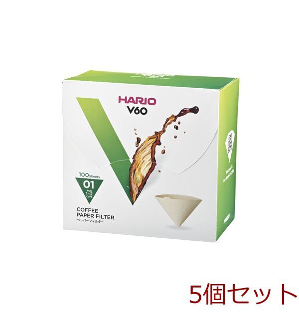 V60用ペーパーフィルターM1~2杯用100枚入 5セット拍卖