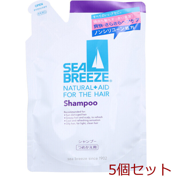 シーブリーズ シャンプー f 詰替用 400mL 5個セット拍卖