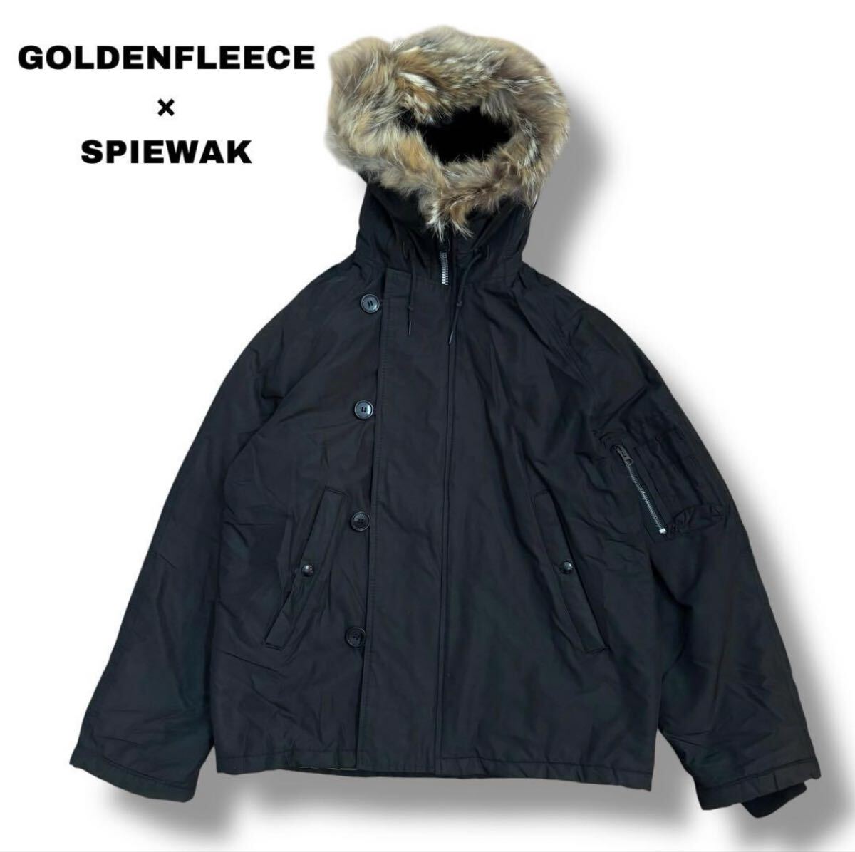 【GOLDENFLEECE×SPIEWAK】N-2B フライトジャケット 38拍卖