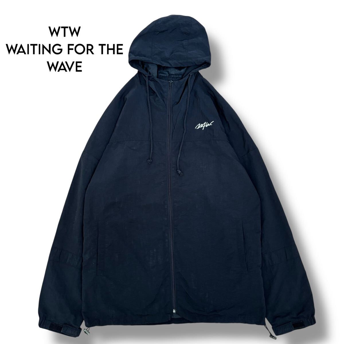 【WTW】ジップアップ ナイロンジャケット L拍卖