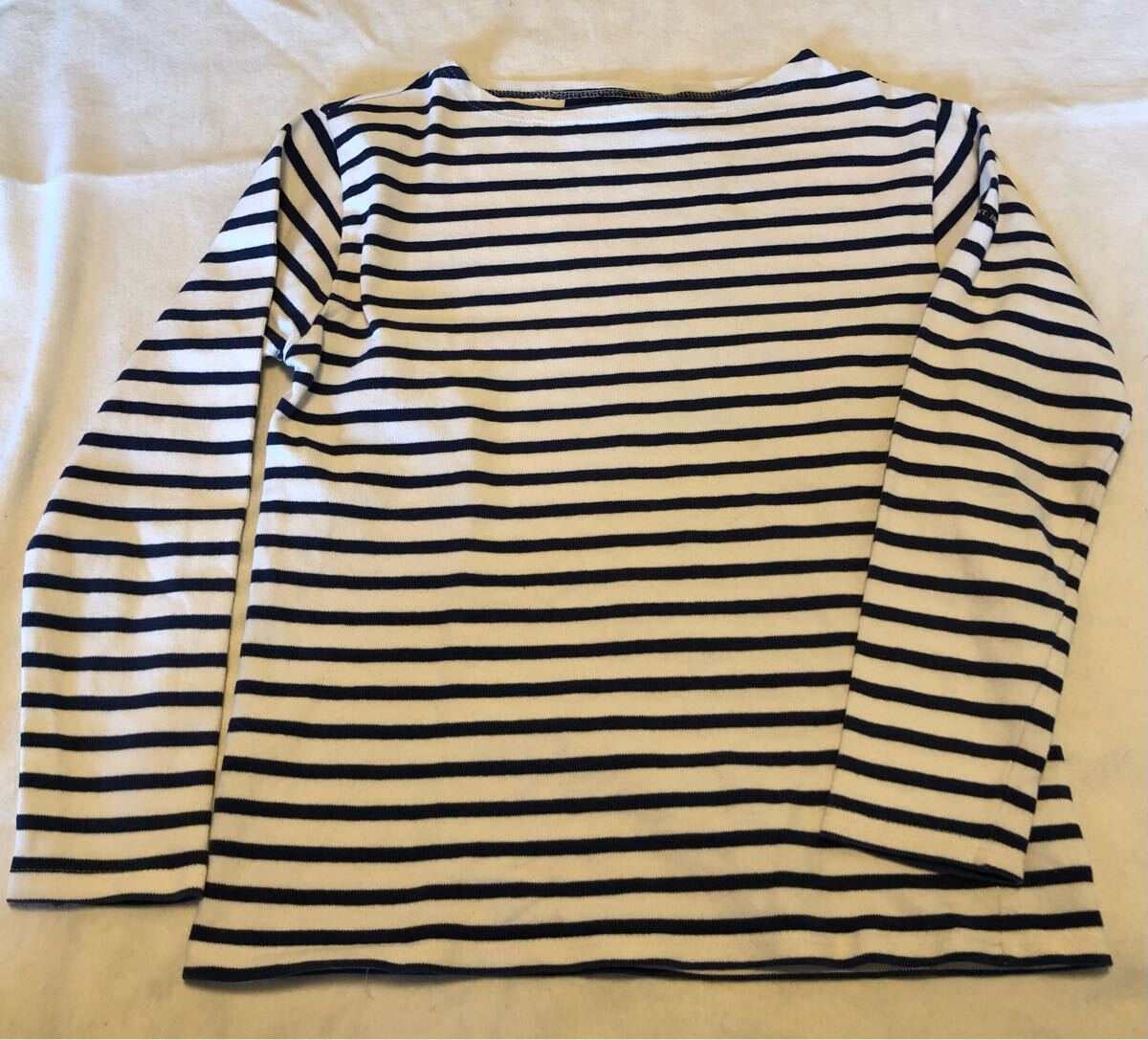 SAINT JAMES セントジェームス ウェッソン・ボーダー NEIGE/MARINE T0 バスクシャツ拍卖