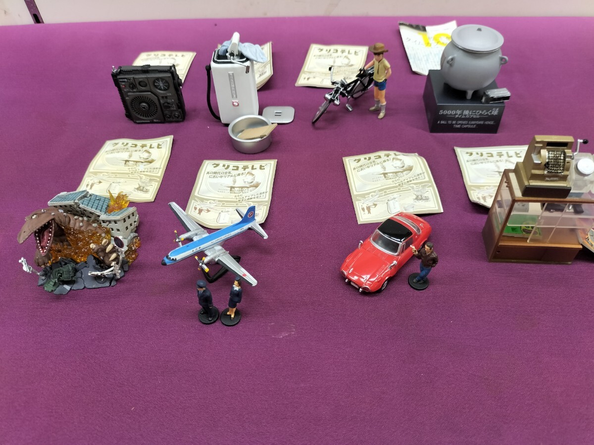 グリコ タイムスリップグリコ 第3弾 なつかしの20世紀 フィギュアコレクション 8ケセット トヨタスポーツ800他拍卖