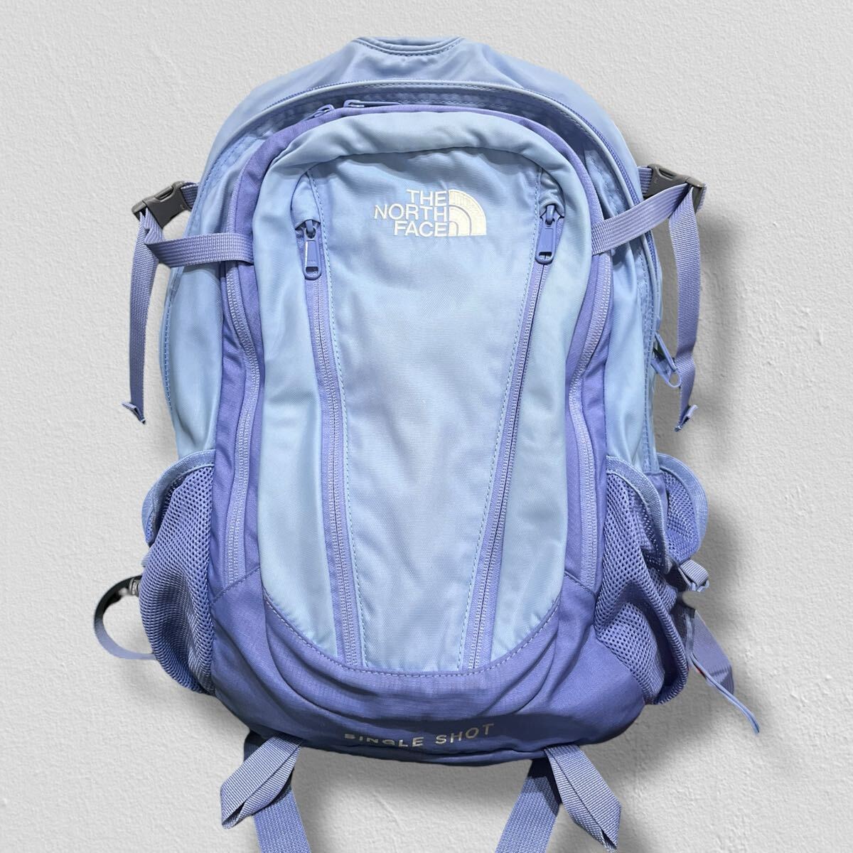 THE NORTH FACE デイパック Single Shot 20L ブルー系 ●洗濯プレス済● ノースフェイス ラベンダー リュック バックパック 青 古着/679拍卖