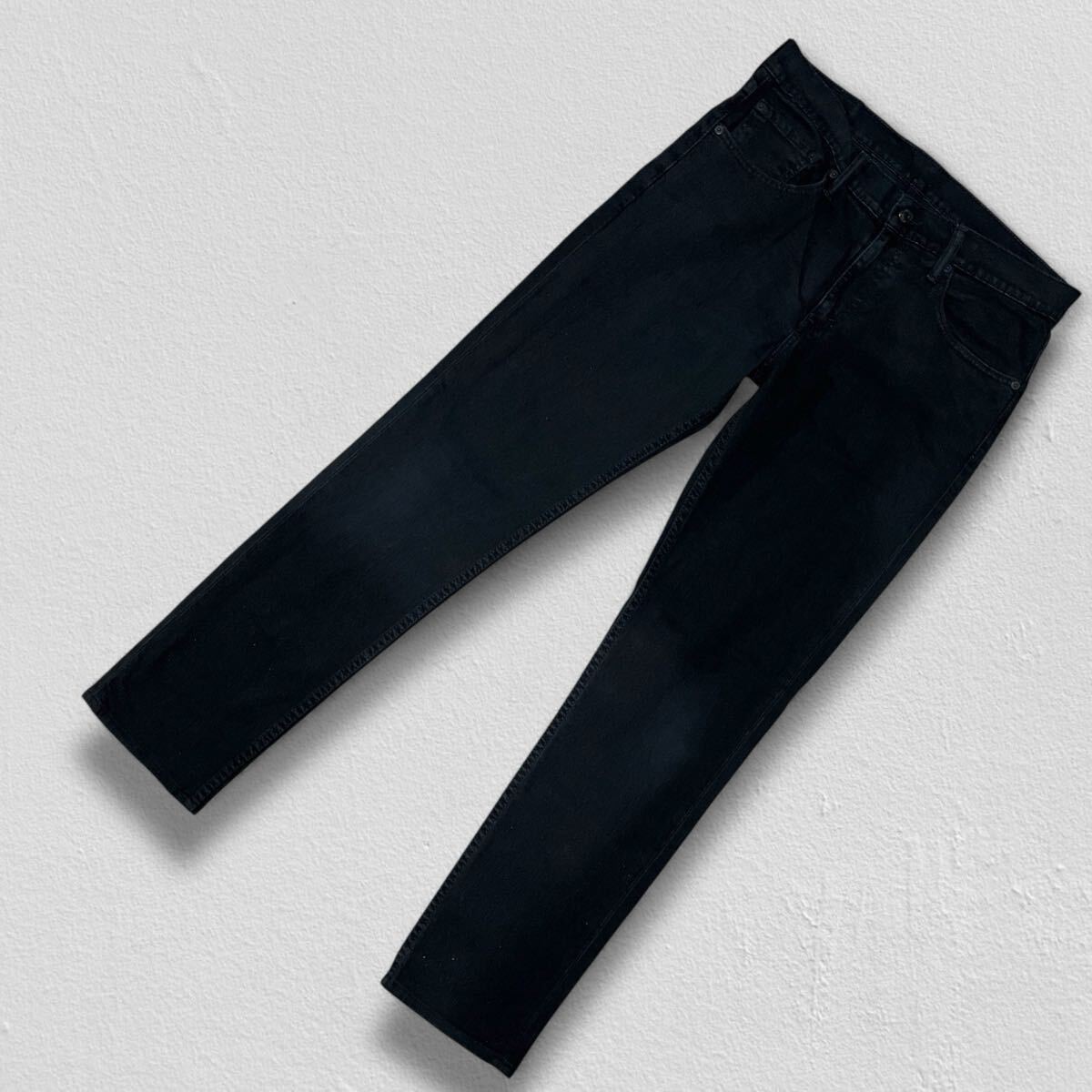 Levi's 511 デニムパンツ ブラック W32L32 ●洗濯プレス済● リーバイス パンツ ジーンズ ジーパン 黒 古着/684拍卖
