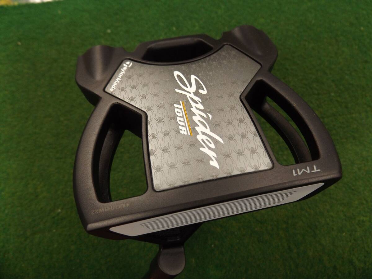 【税込】6857 SPIDER TOUR 2024 TRUSS TM1 トラスヒール 34インチ カバー有 テーラーメイド スパイダー ツアー パター.979467拍卖