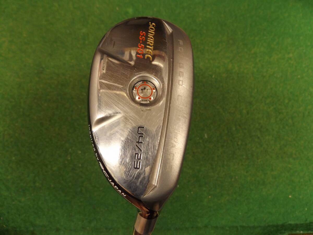 【税込】3772 SONARTEC SS501 U4 23° TOUR AD AD-65 R カバー有 ソナーテック ユーティリティ .981118拍卖