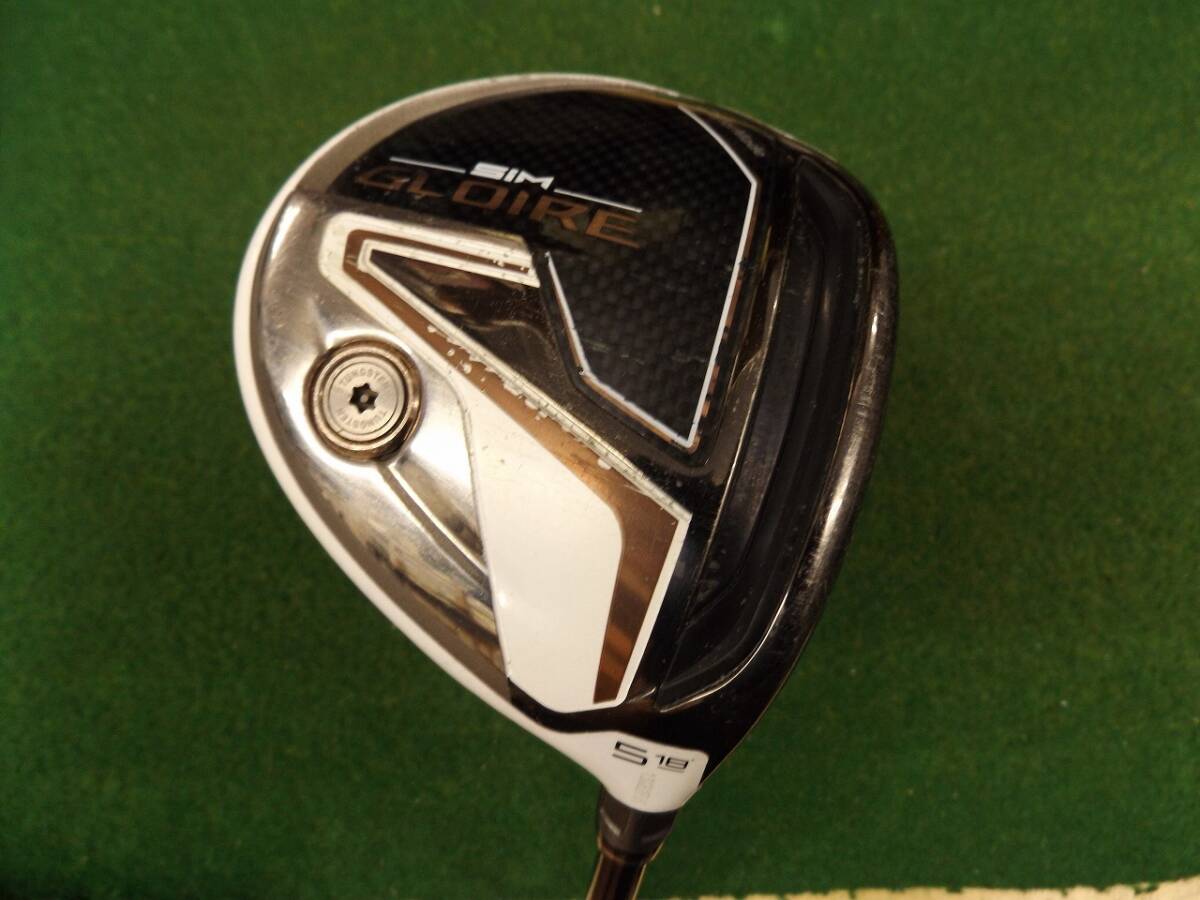 【税込】2514 SIM GLOIRE 5W 18° 純正カーボン SR カバー無 テーラーメイド シムグローレ フェアウェイウッド .981194拍卖