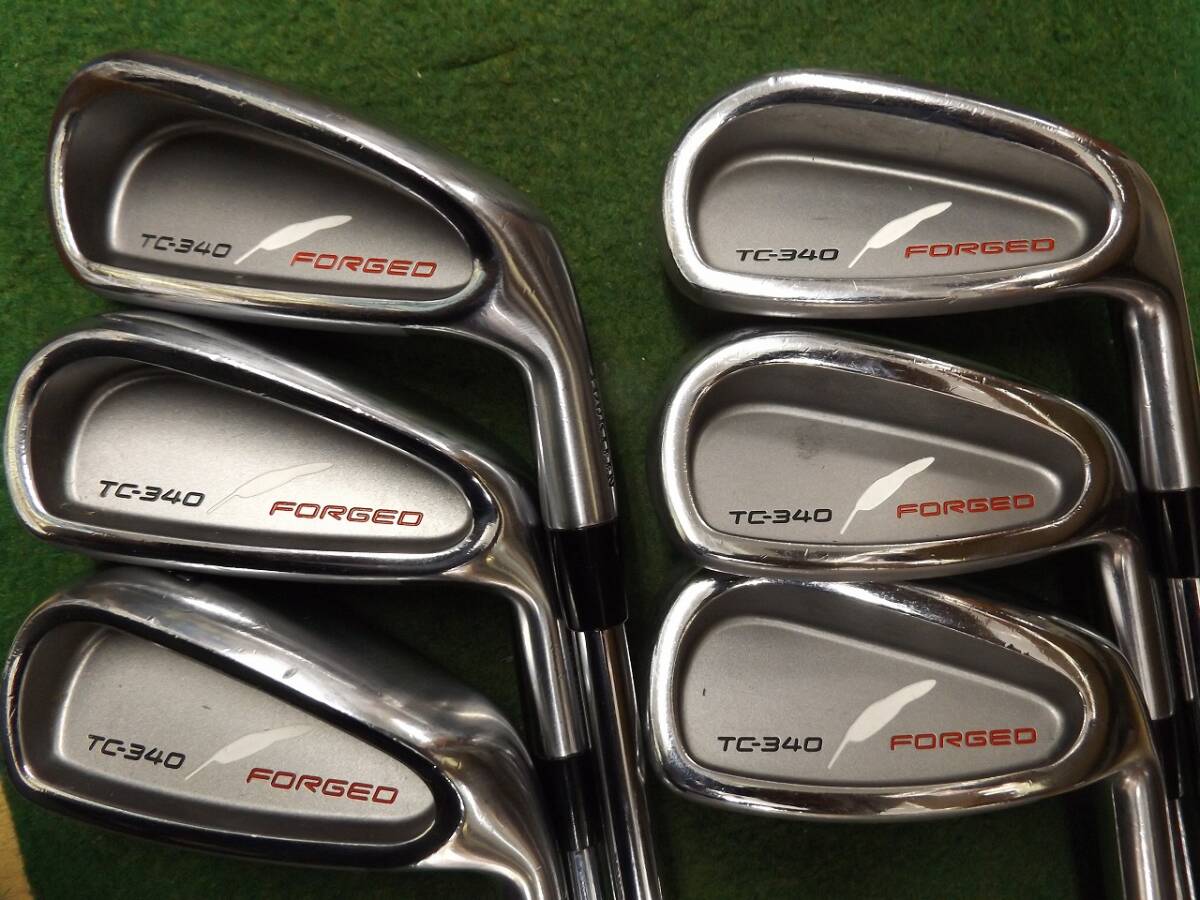 【税込】4845 TC-340 FORGED #6-PW,PA NS 850GH R リシャフト フォーティーン アイアンセット .981255拍卖