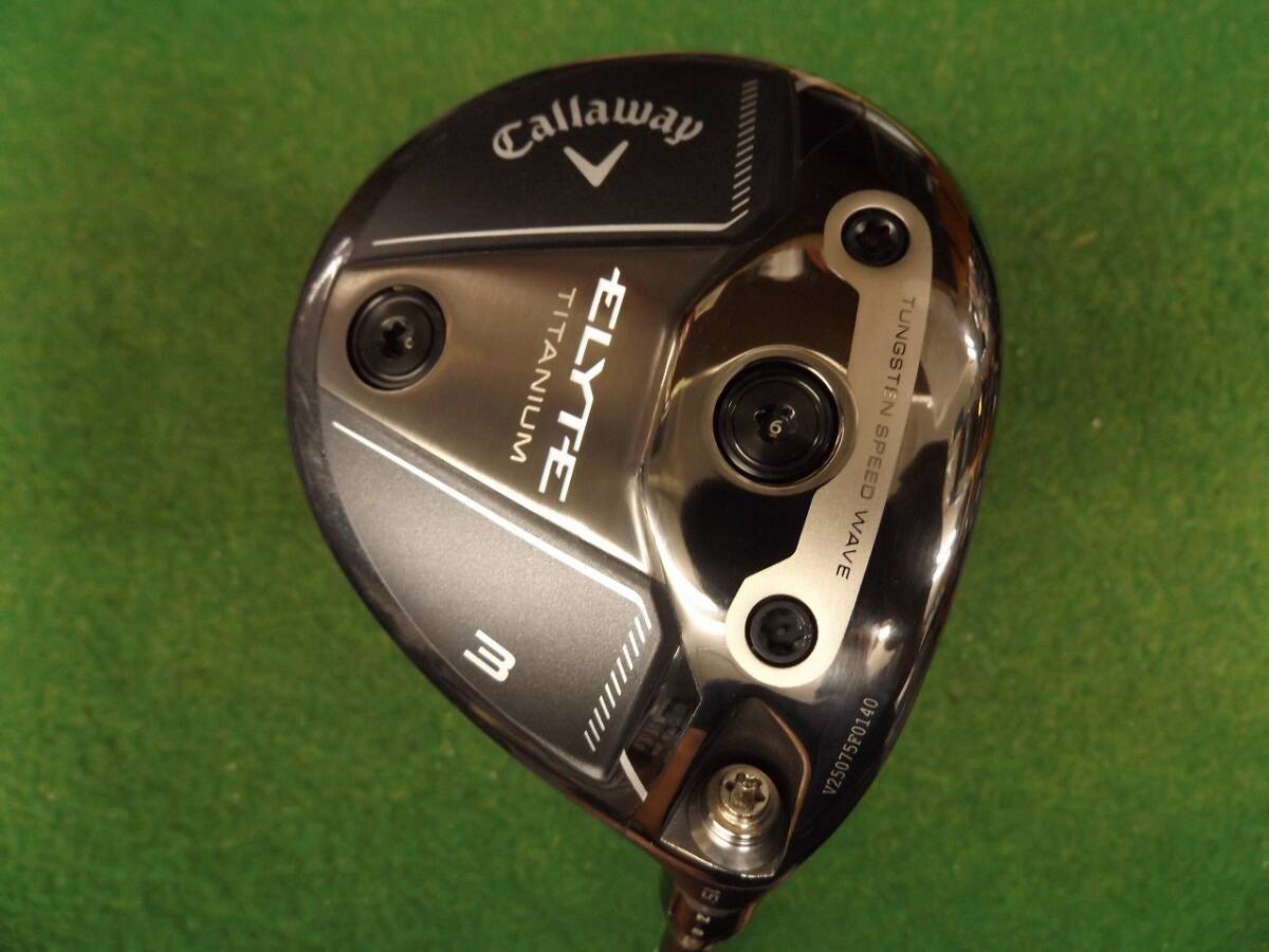 【税込】2517 ELYTE TITANIUM (US) 3W 15° TENSEI 1K BLACK 65 S カバー有 キャロウェイ エリート チタニウム フェアウェイウッド .981545拍卖