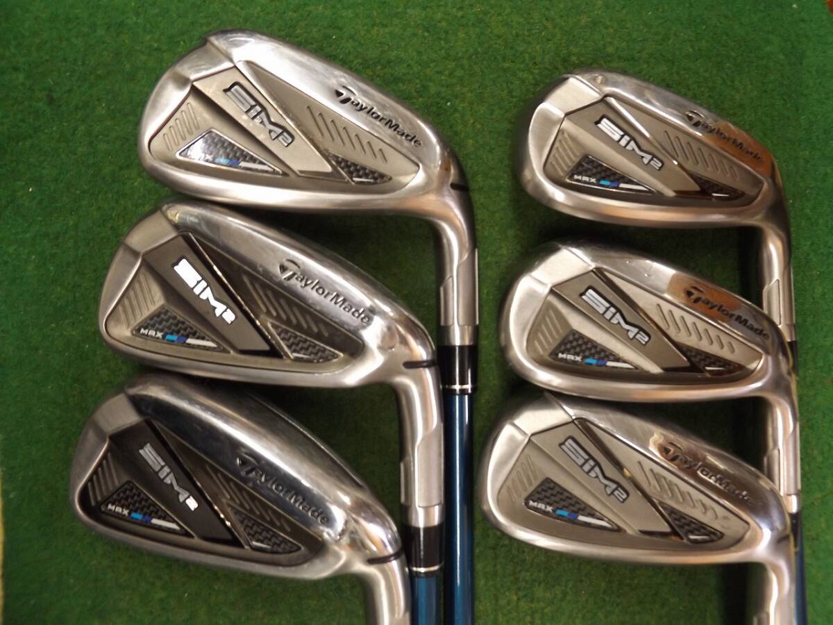 【税込】4849 SIM2 MAX #6-PW,AW 純正カーボン S テーラーメイド シム2マックス .981835拍卖