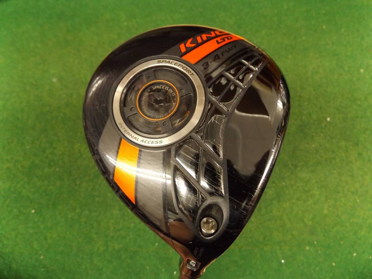 【税込】2526 KING LTD 3-4W 13-16° 純正カーボン S カバー有 コブラ キング フェアウェイウッド .982597拍卖