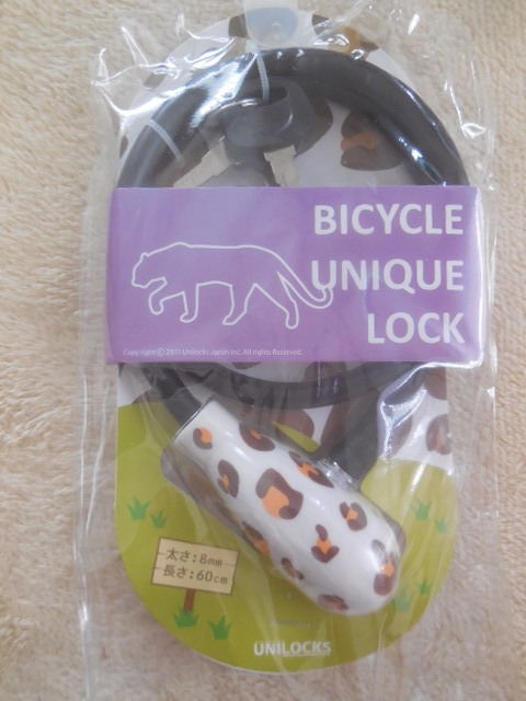 ↑自転車用ワイヤー錠↑自転車↑鍵↑UNILOCKS↑拍卖