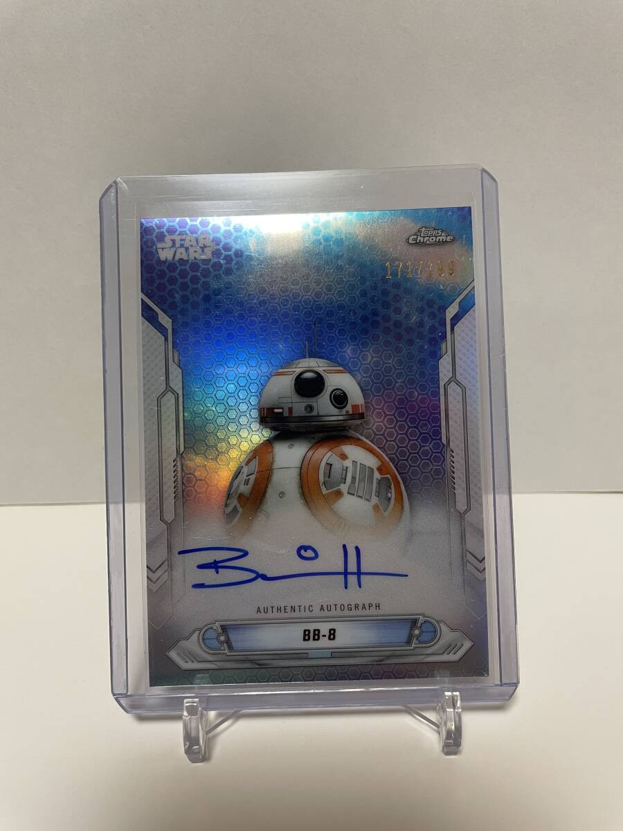 topps chrome star wars BB-8 auto /199 直筆サイン カード STAR WARS スターウォーズ拍卖