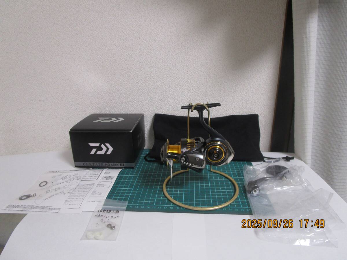 ダイワ 16セルテートHD4000H 新品未使用保管品 念の為ダイワSLPにてオーバーホール済拍卖