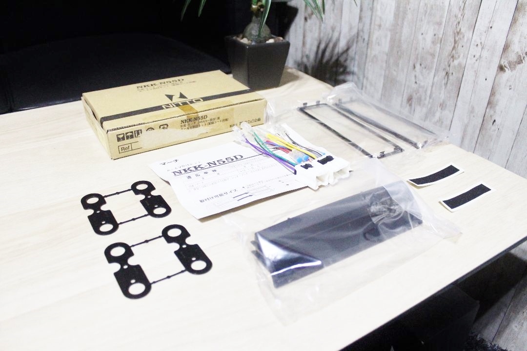 新品 K12 マーチ用 前期用 1DINデッキ取り付けセット拍卖