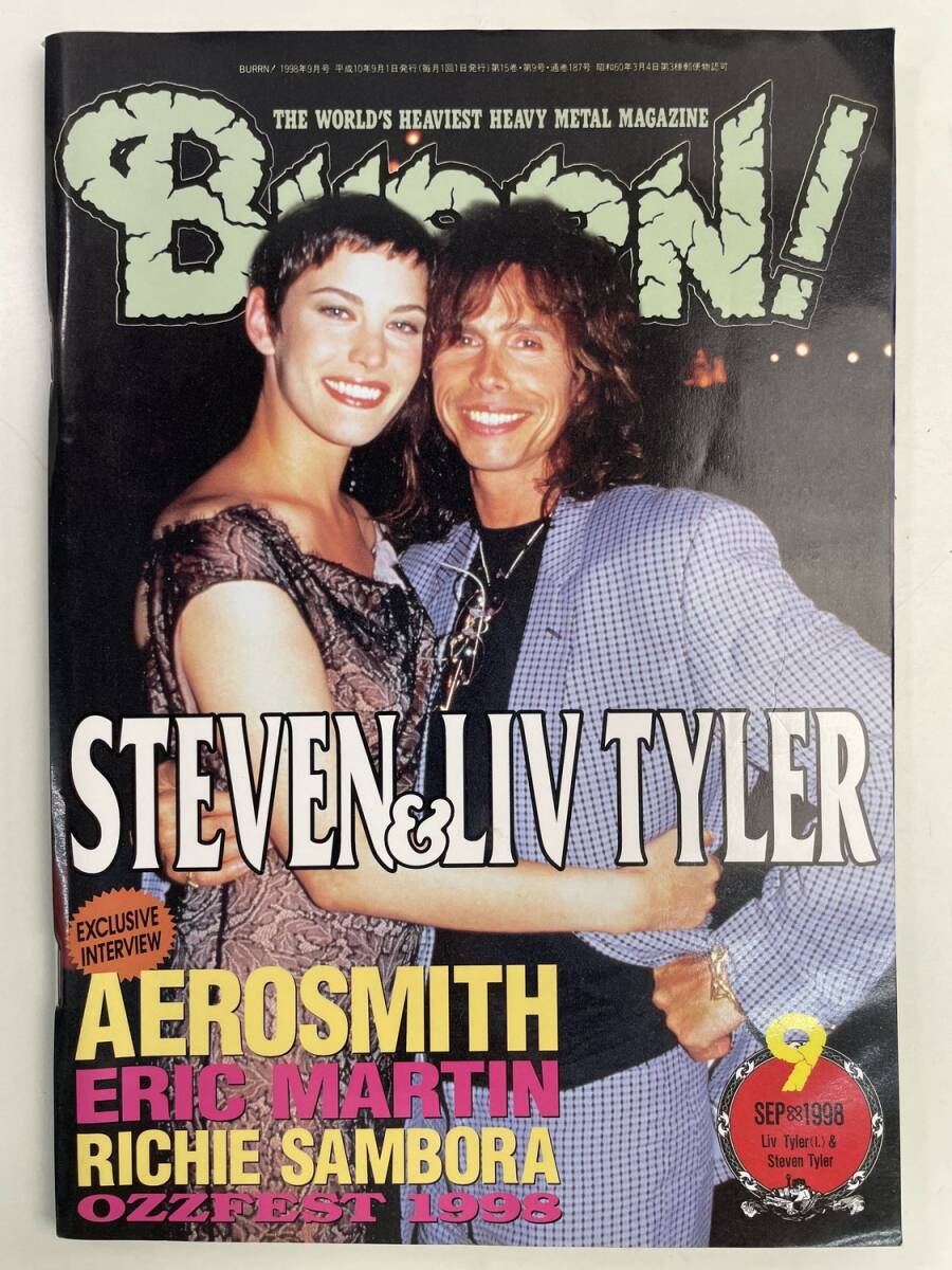 バーン 1998/9 スティーヴンリヴ・タイラー/エリック・マーチン ほか BURRN【z176952】拍卖