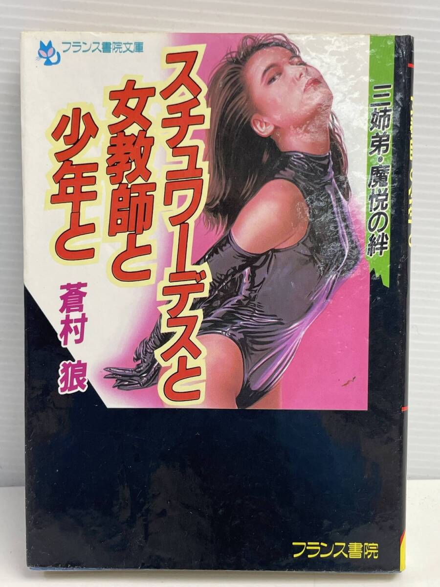 蒼村 狼スチュワーデスと女教師と少年とフランス書院文庫、1998年 2刷、カバー付き。249頁。【K177169】拍卖