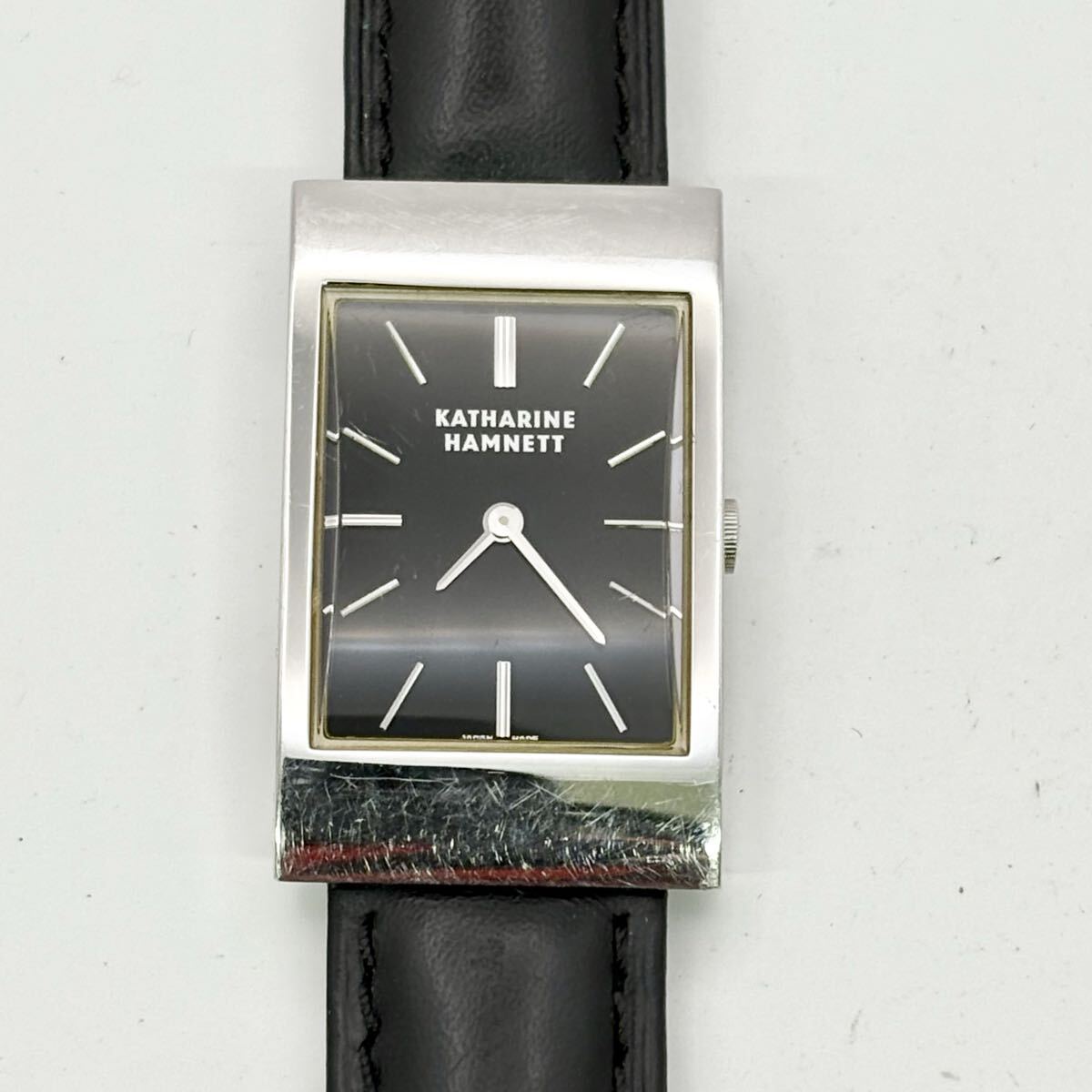 1807A〓 KATHARINE HAMNETT キャサリンハムネット KH-3012 0636 腕時計 メンズ 時計 ウォッチ クォーツ 2針 服飾小物拍卖