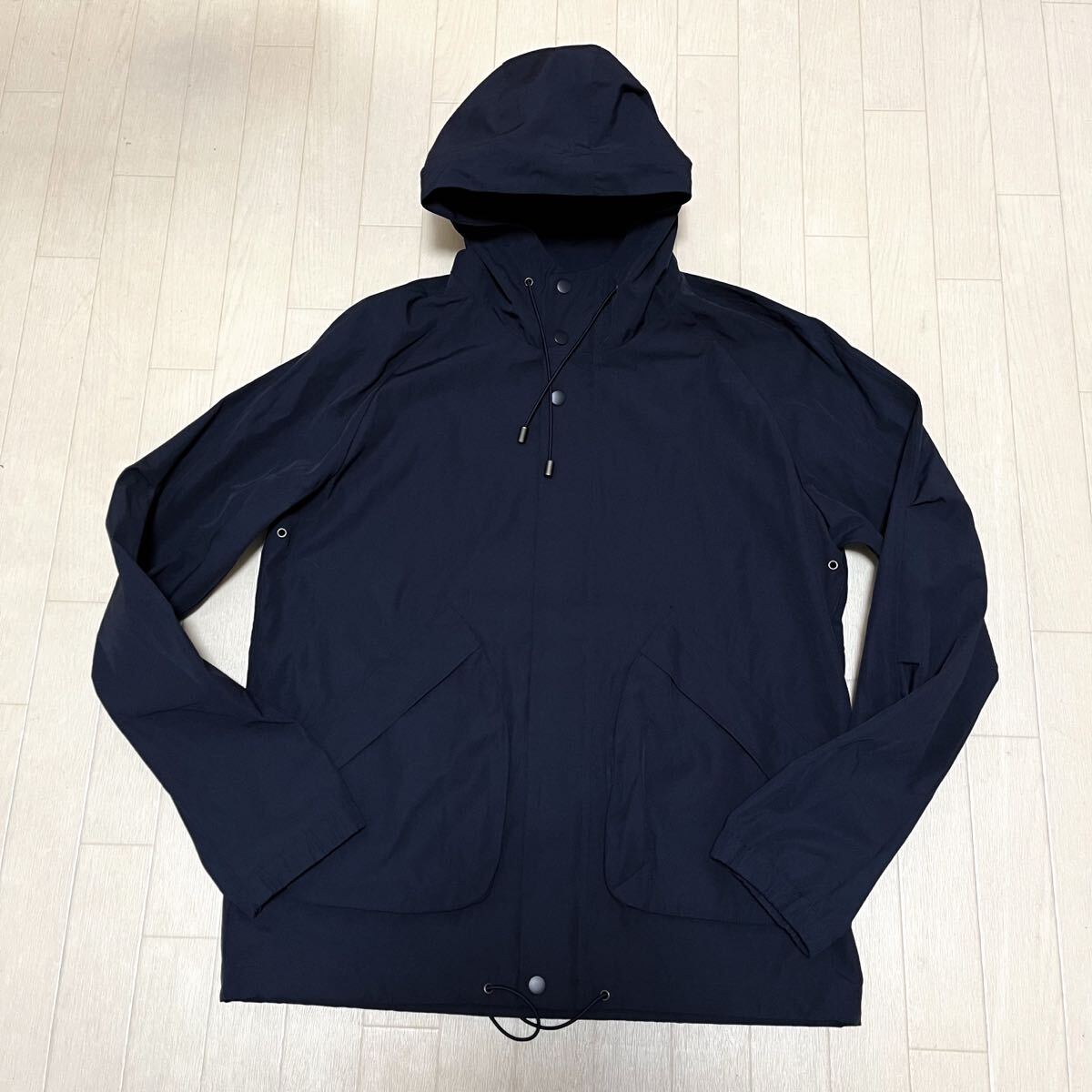 和848★ URBAN RESEARCH アーバンリサーチ マウンテンパーカー ジップアップブルゾン 40 ネイビー メンズ 比翼拍卖