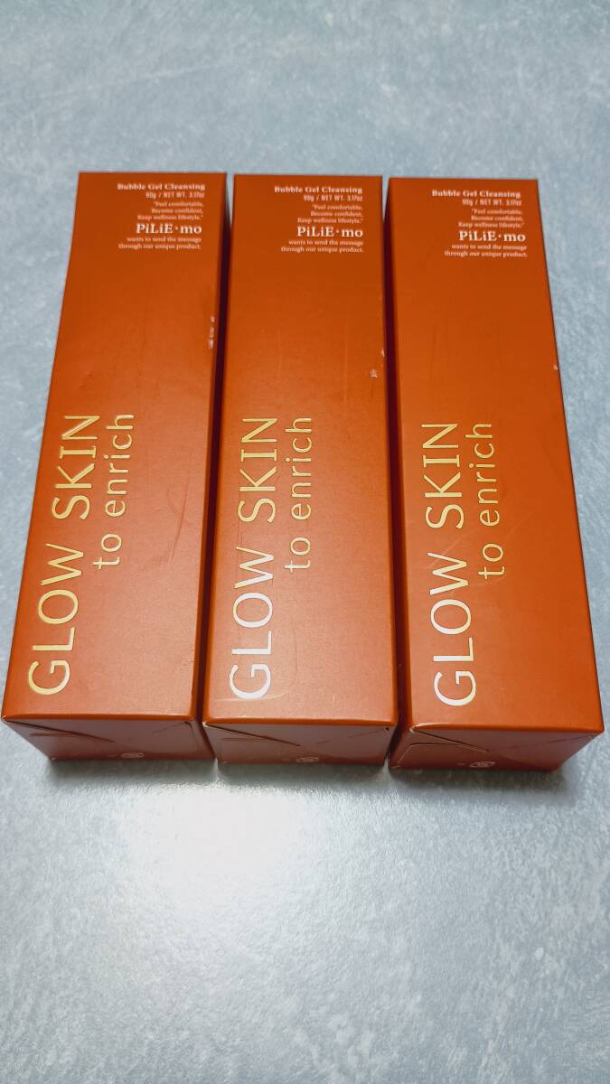 ピリモ バブルジェルクレンジング 90g 3本セット 未開封拍卖