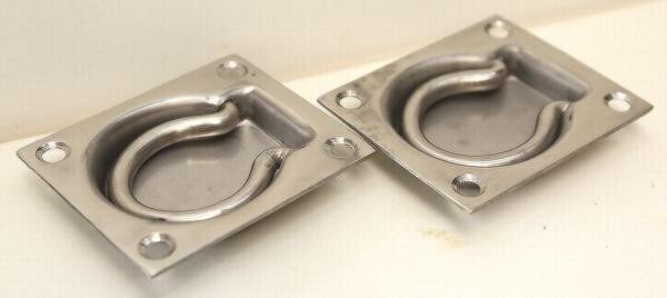 CVP ステンレス SUS ラッシングリング&リフトリング トラック荷台 フック デッキ 2個セット拍卖