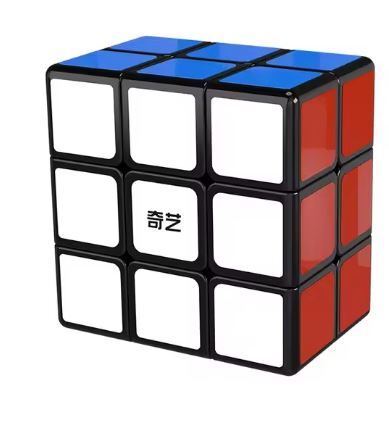 【QiYi/233】MoFangGe 2x3x3 マジックキューブ ステッカーレス スピードキューブ ルービック Black拍卖