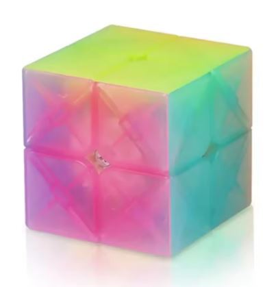 【Qiyi】ゼリーカラーキューブ Speedcube 3X3 マジックキューブ ルービック Cubo Magico拍卖