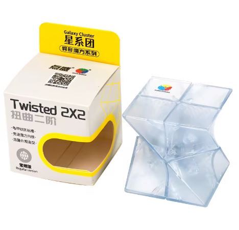 【DianShengディアンシェン】Diamond Clear/Galaxy Cluster Twisted 2×2 ギャラクシーツイスト パズルアートワーク マジックキューブ拍卖