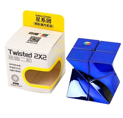 【DianShengディアンシェン】Planting Blue/Galaxy Cluster Twisted 2×2 ギャラクシーツイスト パズルアートワーク マジックキューブ拍卖