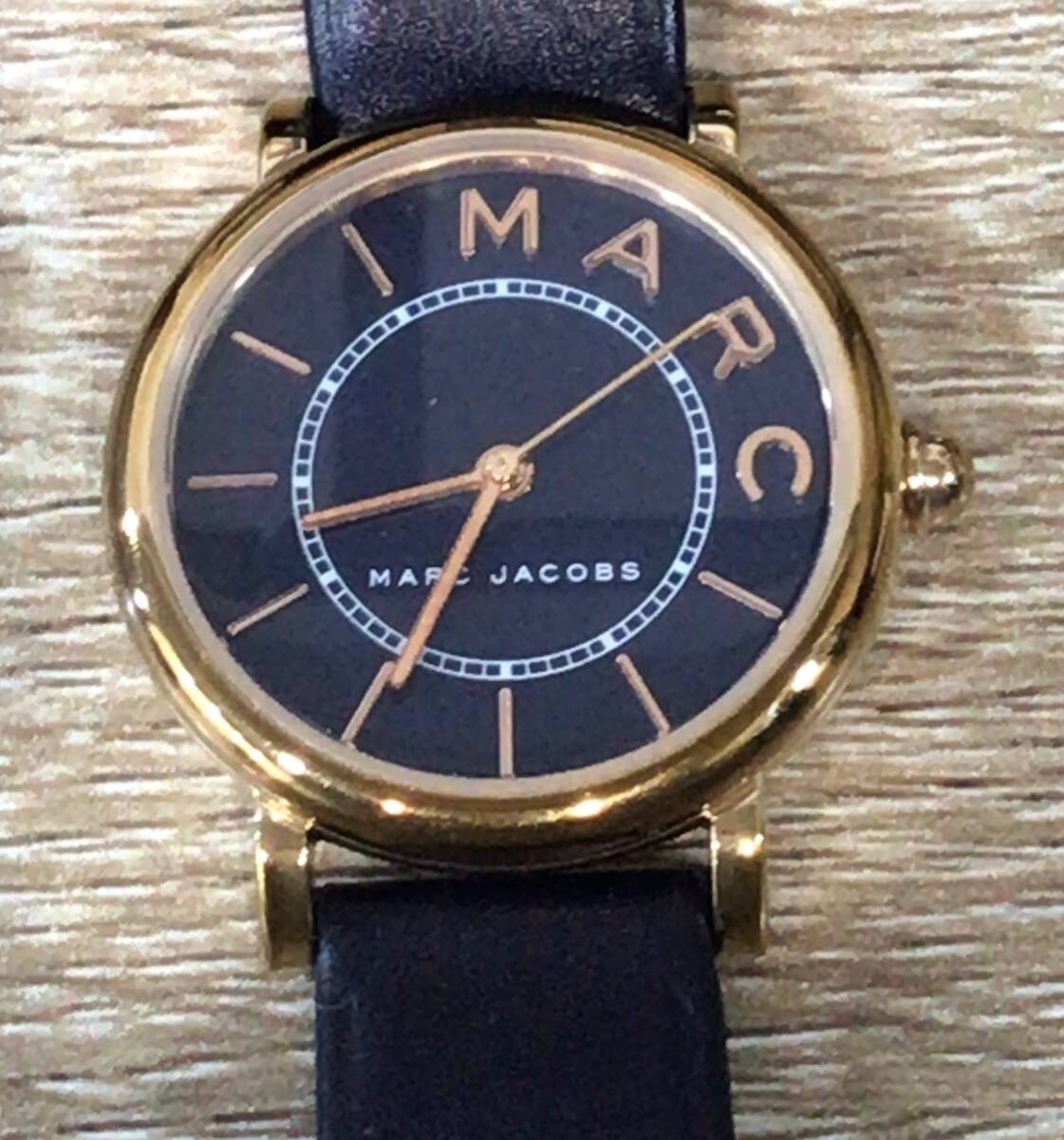 不動 動作未確認 MARK JACOBS ネイビー 腕時計 MJ1539 マークジェイコブス レディース C19拍卖