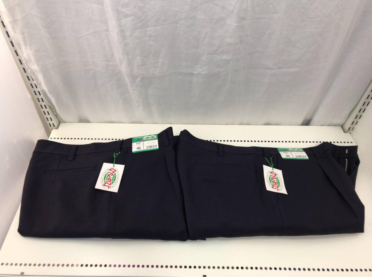 未使用 クロダルマ株式会社 HIGHPARM Birdie 作業服 ネイビー ズボン 2枚セット サイズ 96 また下丈78cm ハイパームバーディ F10拍卖